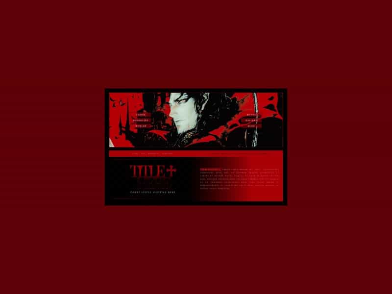 aesthetic carrd template dracula preview 