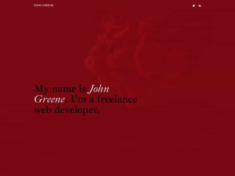 carrd template freelancer website