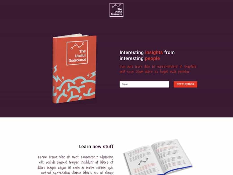 carrd template waitlist book signup