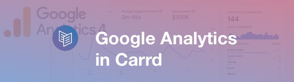 Headline Setup Google Analytics GA4 for Carrd Websites